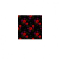 Bordo Kahve Yeşil Romantik Desen RD-0030