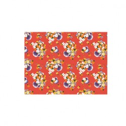 Fuşya Mor Sarı Çiçek Desen CD-0031