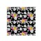 Gri Sarı Pembe Çiçek Desen CD-0039