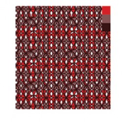 Kahve Kırmızı Etnik Desen ED-0004