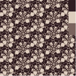 Kahve Krem Etnik Desen ED-0003