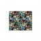 Kahve Mor Yeşil Çiçek Desen CD-0031