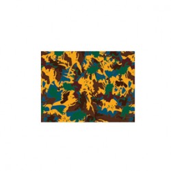 Kahve Yeşil Sarı Kamuflaj Desen KM-0001