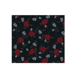 Kırmızı Gri Yeşil Romantik Desen RD-0015
