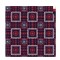 Kırmızı Lacivert Opart Desen OPA-0021