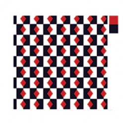 Kırmızı Siyah Opart Desen OPA-0031