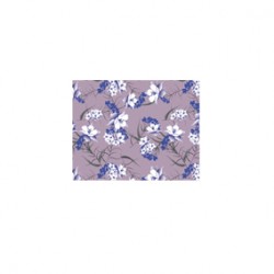 Krem Mavi Gri Romantik Desen RD-0029