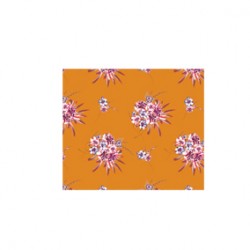 Lacivert Oranj Kahve Romantik Desen RD-0025