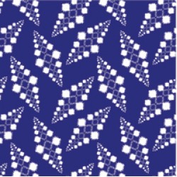 Mavi Baklava Geometrik Desen GED-0003