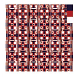 Mavi Bordo Opart Desen OPA-0009