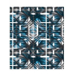 Mavi Gri Siyah Grafik Desen GD-0009