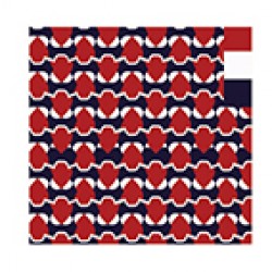 Mavi Lacivert Opart Desen OPA-0014