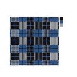 Mavi Siyah Gri Opart Desen OPA-0034