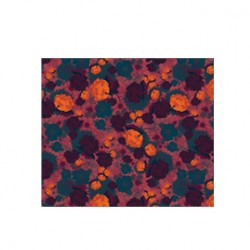 Oranj Pembe Mor Romantik Desen RD-0014