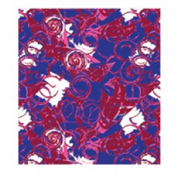 Pembe Bordo Mavi Grafik Desen GD-0004