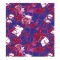 Pembe Bordo Mavi Grafik Desen GD-0004