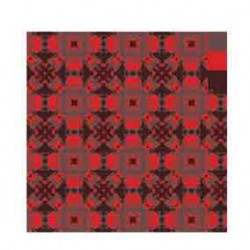 Pembe Kahve Gri Opart Desen OPA-0002