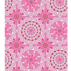 Pembe Lila Kırmızı Etnik Desen ED-0012