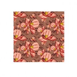 Pembe Sarı Kahve Romantik Desen RD-0019
