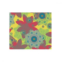 Sarı Bordo Mavi Etnik Desen ED-0009