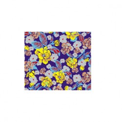 Sarı Kırmızı Lacivert Çiçek Desen CD-0030