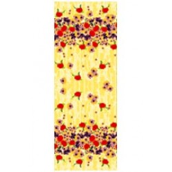 Sarı Kırmızı Mor Eteği Sulu Desen ES-0009