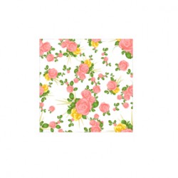 Sarı Yeşil Pembe Romantik Desen RD-0007