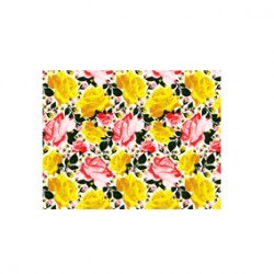 Sarı Yeşil Pembe Romantik Desen RD-0008