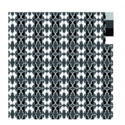 Siyah Gri Opart Desen OPA-0037