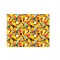 Siyah Mor Sarı Mavi Çiçek Desen CD-0057