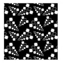 Ücgen Siyah Geometrik Desen GED-0004