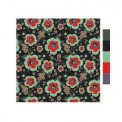 Yeşil Kırmızı Desen CD-0019
