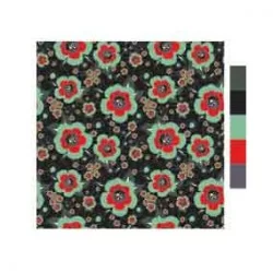 Yeşil Kırmızı Desen CD-0019