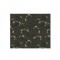 Yeşil Krem Kahve Çiçek Desen CD-0029