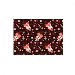 Yeşil Oranj Kahve Çiçek Desen CD-0046