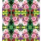 Yeşil Sarı Pembe Çiçek Desen CD-0027